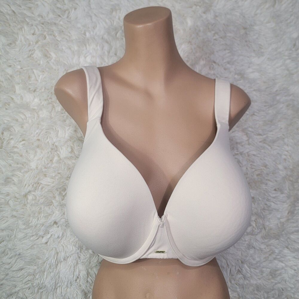 CACIQUE Lightly Lined Full-Coverage T-Shirt Bra 42G Nude Beige Underwire Bra I